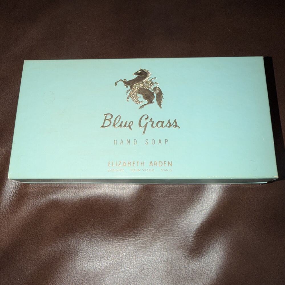 Blue Grass by Elizabeth Arden 3 oz Perfumed Hand Soap X 3 For Women New w/ Box